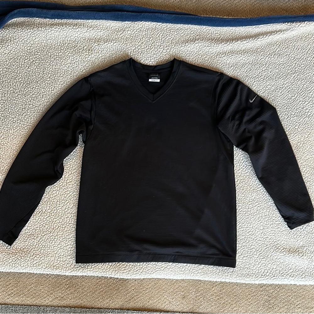 Nike Golf Black Therma-Fit Pullover - L